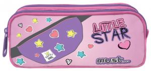 Σχολική Κασετίνα Βαρελάκι Must Little Star 2 Θήκες 585044