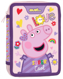 Σχολική Κασετίνα Διπλή Γεμάτη Peppa Pig Super Cool Must 000482807
