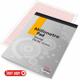 Μπλοκ Μιλιμετρέ Αδιαφανές Α4 50φ SMART +EFO 3399801
