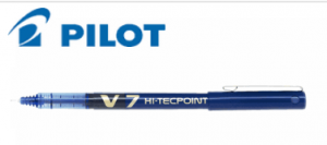 PILOT ΣΤΥΛΟ ΥΓΡΗΣ ΜΕΛΑΝΗΣ V7 HI-TECPOINT 0.7mm ΜΠΛΕ BX-V7L