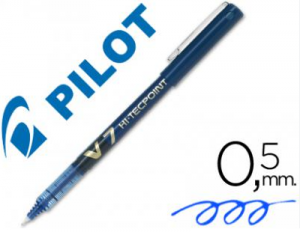 PILOT ΣΤΥΛΟ ΥΓΡΗΣ ΜΕΛΑΝΗΣ V7 HI-TECPOINT 0.7mm ΜΠΛΕ BX-V7L