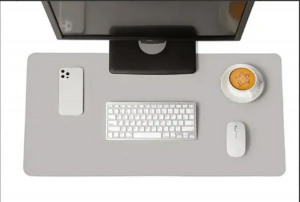 Θερμαινόμενη επιφάνεια & mousepad γραφείου 60x36εκ, γκρι