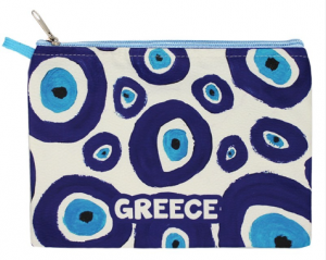 Τσαντάκι Υφασμάτινο Greece & Ματι  19.5x14.5cm Διάφορα