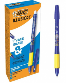 Bic Στυλό 0.7mm με Μπλε Mελάνι  erasable Gel Illusion