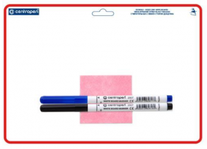 Centropen σετ λευκού πίνακα και μαρκαδόρων Α4, 21x29εκ.29560