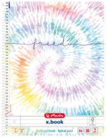 Τετραδιο Σπιραλ A4 HERLITZ 80φ X.BOOK 50044122 Νο27 70g