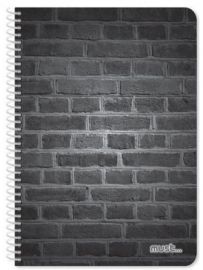 Τετράδιο Σπιράλ Α4 Must Bricks 4 Θέματα 120 Φύλλα 4 Σxέδια 000584479
