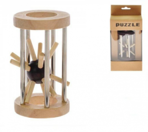 ΣΠΑΖΟΚΕΦΑΛΙΑ PUZZLE Ξύλινο Κλουβί  Απόδραση