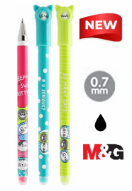 M&G Στυλό Gel Erasable 0.7mm 4 Σχέδια AKPC52S1