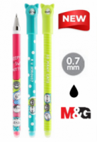 M&G Στυλό Gel Erasable 0.7mm 4 Σχέδια AKPC52S1