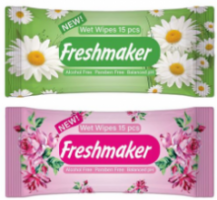 Υγρά Μαντηλάκια Freshmaker Flower πακ=15τεμ 5-117