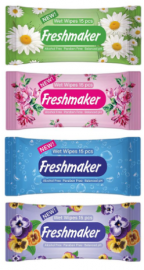 Υγρά Μαντηλάκια Freshmaker Flower πακ=15τεμ 5-117