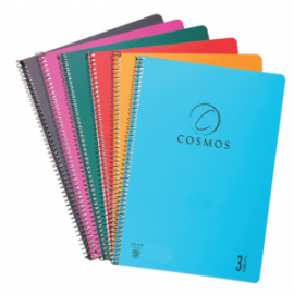 ΤΕΤΡΑΔΙΟ ΣΠΙΡΑΛ A4 COSMOS 3 ΘΕΜΑ MIX 90 ΦΥΛΛΩΝ