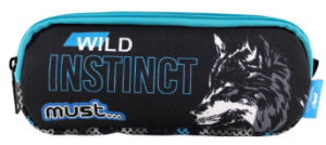 Σχολική Κασετίνα Βαρελάκι Animal Planet Africa Wild Instinct Λύκος Must 2 Θήκες 000570869