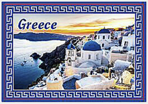 Αναμνηστικά Μαγνητάκια 5.5x8cm CREECE ΔΙΑΦΟΡΑ 