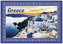 Αναμνηστικά Μαγνητάκια 5.5x8cm CREECE ΔΙΑΦΟΡΑ 