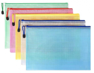 Τσαντάκι PVC A4 διάφανο Υ33x24εκ. 11043