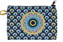 Τσαντάκι Υφασμάτινο Greece & Ματι 10x14.5cm Διάφορα