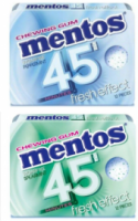 Mentos 45 minutes fresh effect τσίχλες peppermint 18g
