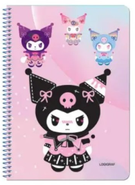 Τετράδιο Σπιράλ 2 Θεμάτων Kuromi (2 Σχέδια)