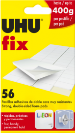 Αυτοκόλλητα-διπλής-όψεως-UHU-FIX 56 τεμ