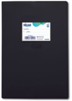  Τετράδιο Εξήγηση Skag Διεθνές PP 80g 17x25cm 50 Φύλλων ΜΑΥΡΟ 302456