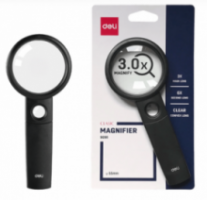 DELI ΦΑΚΟΣ ΜΕΓΕΘΥΝΤΙΚΟΣ ΡΑΚΕΤΑ 3x ΠΛΑΣΤΙΚΟΣ BLISTER 55mm ΜΑΥΡΟΣ