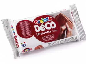 Carioca Πηλός Deco 500Gr -Terracota Καφέ 30996 
