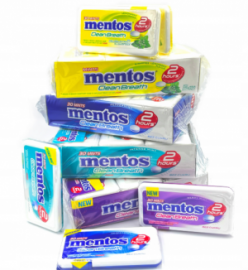 Mentos Clean breath καραμέλες peppermint 21g