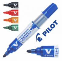 PILOT ΜΑΡΚΑΔΟΡΟΣ ΠΙΝΑΚΟΣ V-BOARD MASTER MEDIUM ΜΠΛΕ BEGREEN