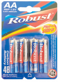 ΜΠΑΤΑΡΙΕΣ AA  LR6 1.5V ROBUST ADVACED PLUS ULTRA