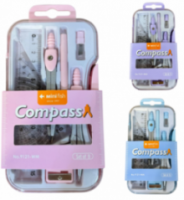 Διαβήτης SET 2 τεμάχια + Γεωμετρικά  όργανα 15cm  9121-WM