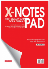 Next x-notes μπλοκ λευκό 21x29εκ. 50φυλ. 16101