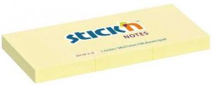 STICK'N ΧΑΡΤΙΑ ΑΥΤΟΚΟΛΛΗΤΑ 38x51mm 100 ΦΥΛΛΑ ΚΙΤΡΙΝΟ