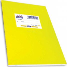 Τετράδιο Skag Διεθνές Super Πλαστικό Κίτρινο 80g  Α5 50φ ριγέ 227490