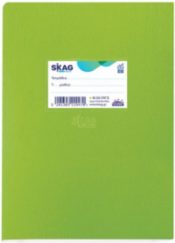 Τετράδιο καρφίτσα ριγέ 50 φύλλων 17x 25 Super Διεθνές 80g Λαχανι