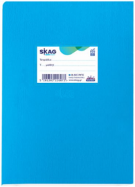 Τετράδιο καρφίτσα ριγέ 50 φύλλων 17x 25 Super Διεθνές 80g Γαλάζιο