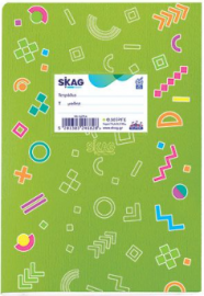 Τετράδιο καρφίτσα ριγέ 50 φύλλων 17x 25 FANCY Super Διεθνές 80g Σχέδια 