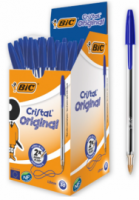 Bic Στυλό Ballpoint 1.0mm με Μπλε Mελάνι Cristal Original