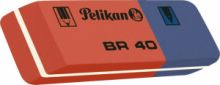 Γόμα PELIKAN Μπλέ Κόκκινη BR-40 619569