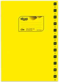 Ευρετήριο Ελληνικό Skag Super PP Χρωματιστό 17x25 48φ (Skag)