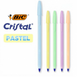 Στυλό Bic Cristal Pastel Μπλε.