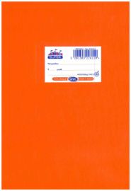 Τετράδιο καρφίτσα ριγέ 50 φύλλων 17x 25 Super Διεθνές 80g Πορτοκαλί