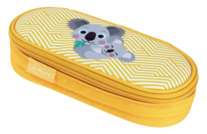 Κασετίνα οβάλ case Herlitz  Cute Animals 3 σχεδια