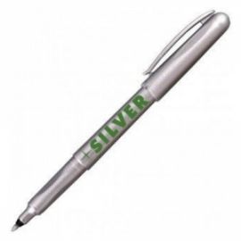 Centropen μαρκαδόρος ανεξίτηλος ασημί 1mm