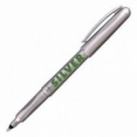 Centropen μαρκαδόρος ανεξίτηλος ασημί 1mm