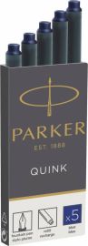 Parker Quink Ανταλλακτικό Μελάνι για Πένα σε Μπλε χρώμα 5τμχ