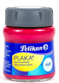 Ειδικά Χρώματα Χειροτεχνίας Pelikan Plaka Matt 50ml No28 Deep Madder