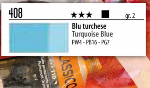 Χρώμα Ζωγραφικής Λαδιού MAIMERI Classico 20ml Νο408 blu turchese
