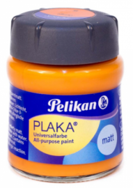 Ειδικά Χρώματα Χειροτεχνίας Pelikan Plaka Matt 50ml No15 Orange
